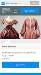 Mobile Screenshot of fashionmuseum.co.uk